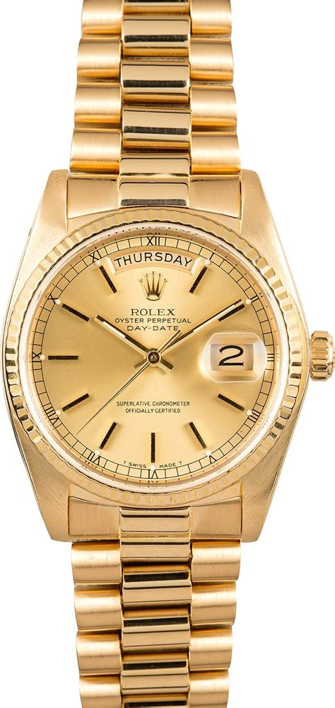 used gold rolex presidential